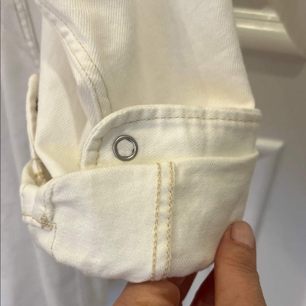 White Button-Up Shirt - Picture 9 of 15